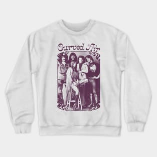 Curved Air / Retro Style Prog Rock Design Crewneck Sweatshirt